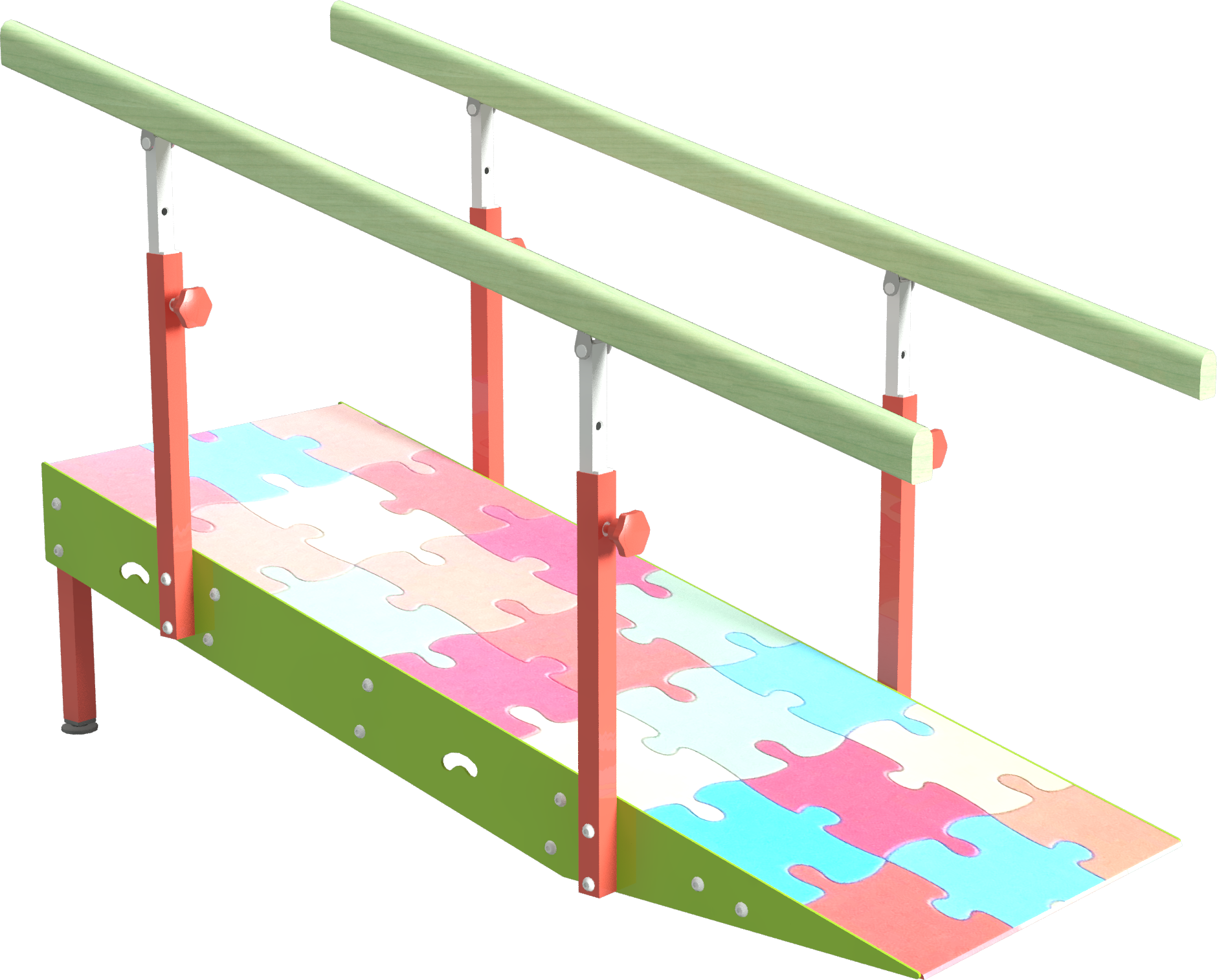 Módulo rampa para escalera infantil